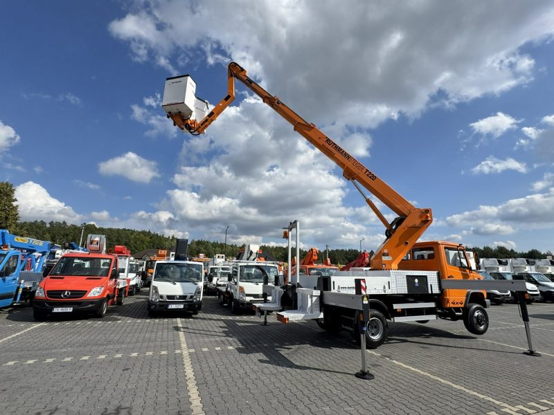 Mercedes Vario 814 D 4x4 Zwyżka RUTHMANN STEIGER T220 Podnośnik Koszowy Zwyżka Wysokość Podnoszenia 22m ZADBANY SPRAWNY (PALFINGER, MAN) P7