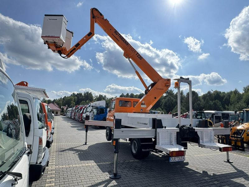 Mercedes Vario 814 D 4x4 Zwyżka RUTHMANN STEIGER T220 Podnośnik Koszowy Zwyżka Wysokość Podnoszenia 22m ZADBANY SPRAWNY (PALFINGER, MAN) P7