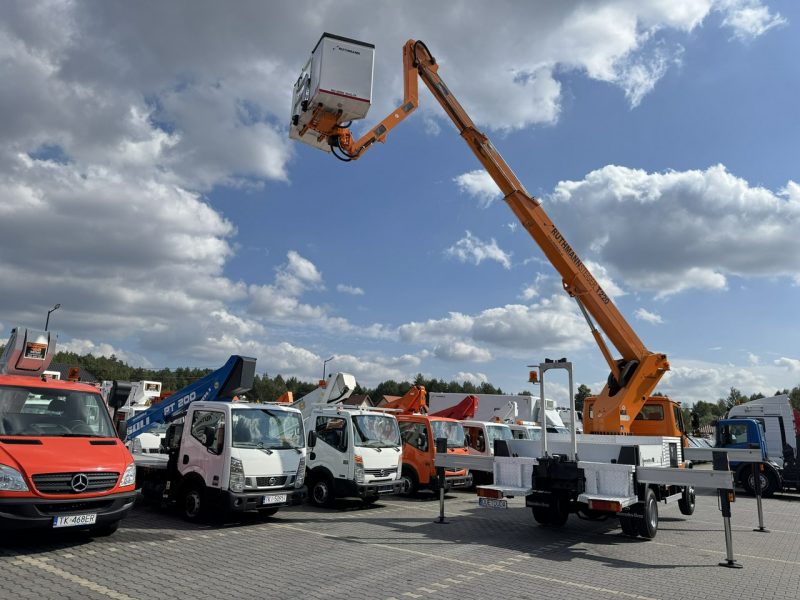 Mercedes Vario 814 D 4x4 Zwyżka RUTHMANN STEIGER T220 Podnośnik Koszowy Zwyżka Wysokość Podnoszenia 22m ZADBANY SPRAWNY (PALFINGER, MAN) P7