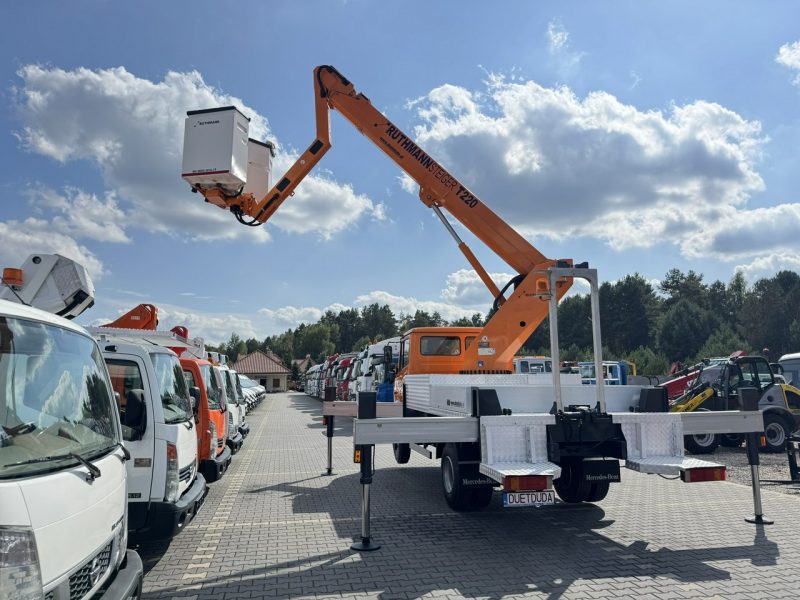 Mercedes Vario 814 D 4x4 Zwyżka RUTHMANN STEIGER T220 Podnośnik Koszowy Zwyżka Wysokość Podnoszenia 22m ZADBANY SPRAWNY (PALFINGER, MAN) P7