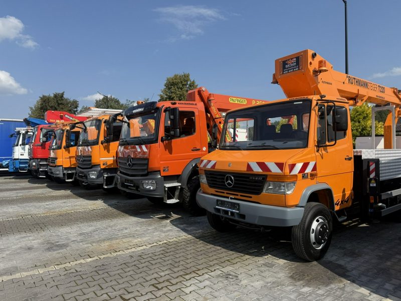 Mercedes Vario 814 D 4x4 Zwyżka RUTHMANN STEIGER T220 Podnośnik Koszowy Zwyżka Wysokość Podnoszenia 22m ZADBANY SPRAWNY (PALFINGER, MAN) P7