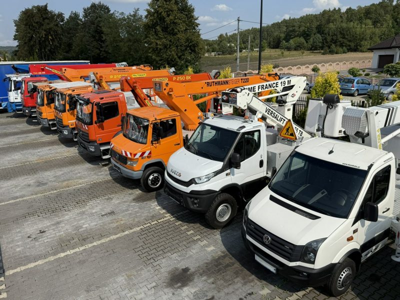 Mercedes Vario 814 D 4x4 Zwyżka RUTHMANN STEIGER T220 Podnośnik Koszowy Zwyżka Wysokość Podnoszenia 22m ZADBANY SPRAWNY (PALFINGER, MAN) P7