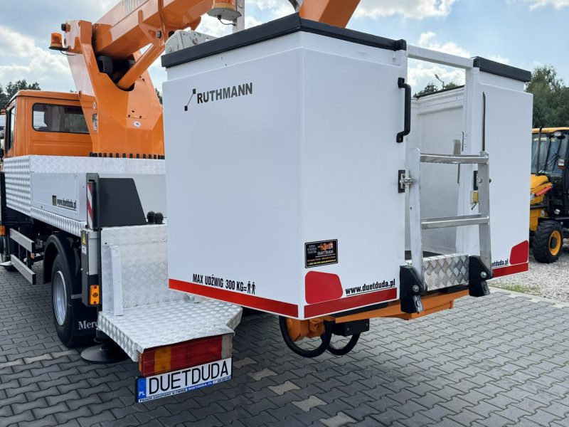 Mercedes Vario 814 D 4x4 Zwyżka RUTHMANN STEIGER T220 Podnośnik Koszowy Zwyżka Wysokość Podnoszenia 22m ZADBANY SPRAWNY (PALFINGER, MAN) P7