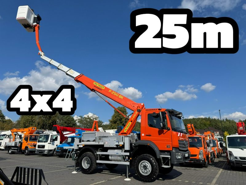 Mercedes Atego 818 E6 4x4 Zwyżka PALFINGER P250 BK Podnośnik Koszowy Zwyżka Wysokość Podnoszenia 25m Jak Nowy (RUTHMANN Wumag MAN) P7