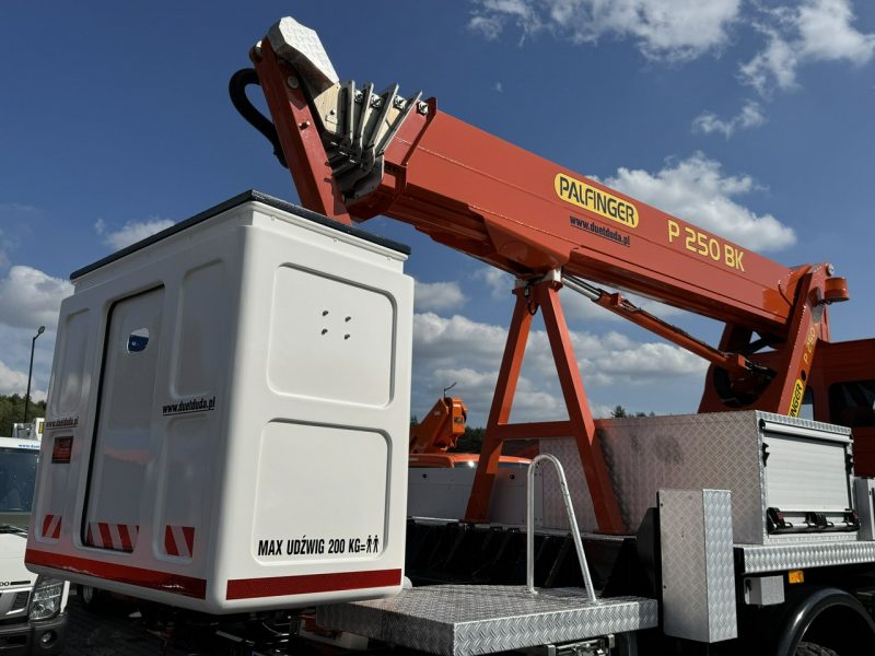 Mercedes Atego 818 E6 4x4 Zwyżka PALFINGER P250 BK Podnośnik Koszowy Zwyżka Wysokość Podnoszenia 25m Jak Nowy (RUTHMANN Wumag MAN) P7