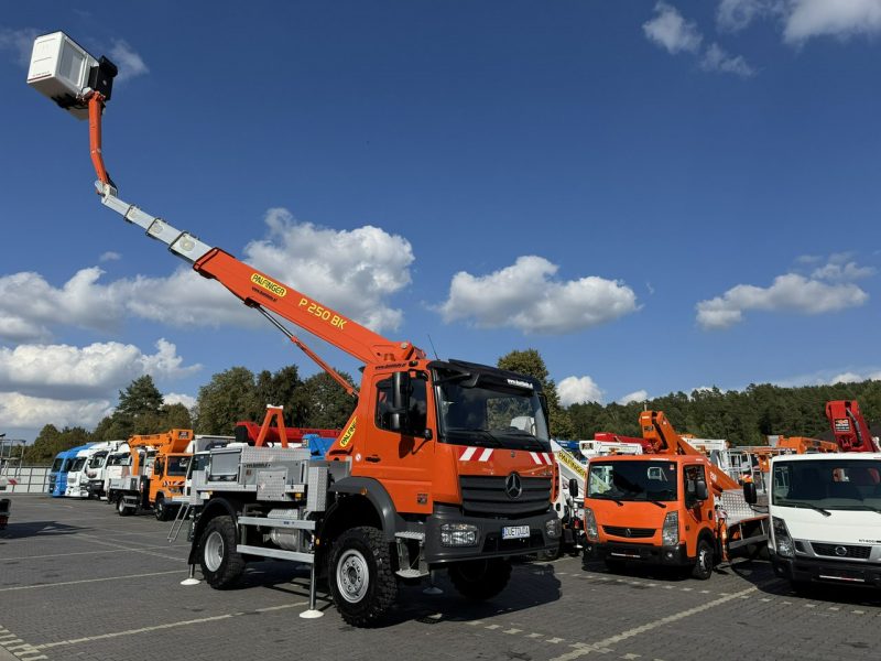 Mercedes Atego 818 E6 4x4 Zwyżka PALFINGER P250 BK Podnośnik Koszowy Zwyżka Wysokość Podnoszenia 25m Jak Nowy (RUTHMANN Wumag MAN) P7
