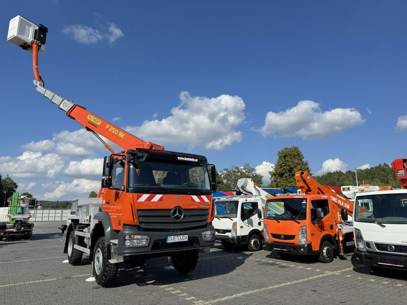 Mercedes Atego 818 E6 4x4 Zwyżka PALFINGER P250 BK Podnośnik Koszowy Zwyżka Wysokość Podnoszenia 25m Jak Nowy (RUTHMANN Wumag MAN) P7