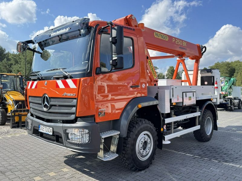 Mercedes Atego 818 E6 4x4 Zwyżka PALFINGER P250 BK Podnośnik Koszowy Zwyżka Wysokość Podnoszenia 25m Jak Nowy (RUTHMANN Wumag MAN) P7