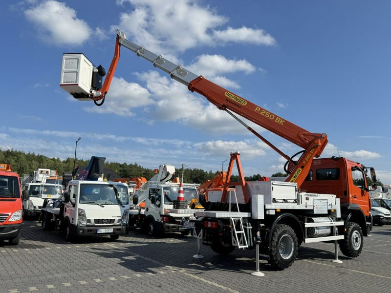 Mercedes Atego 818 E6 4x4 Zwyżka PALFINGER P250 BK Podnośnik Koszowy Zwyżka Wysokość Podnoszenia 25m Jak Nowy (RUTHMANN Wumag MAN) P7