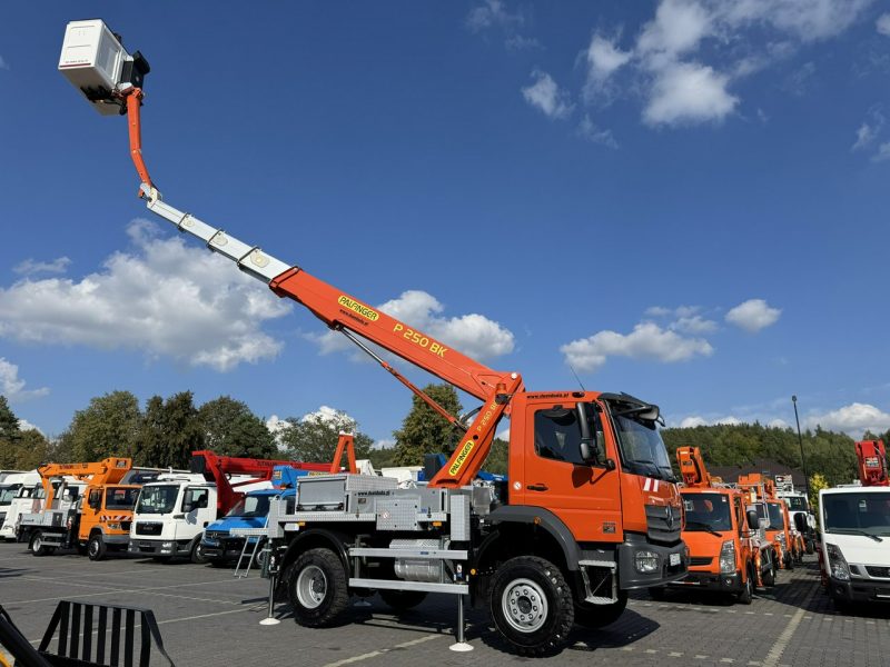 Mercedes Atego 818 E6 4x4 Zwyżka PALFINGER P250 BK Podnośnik Koszowy Zwyżka Wysokość Podnoszenia 25m Jak Nowy (RUTHMANN Wumag MAN) P7