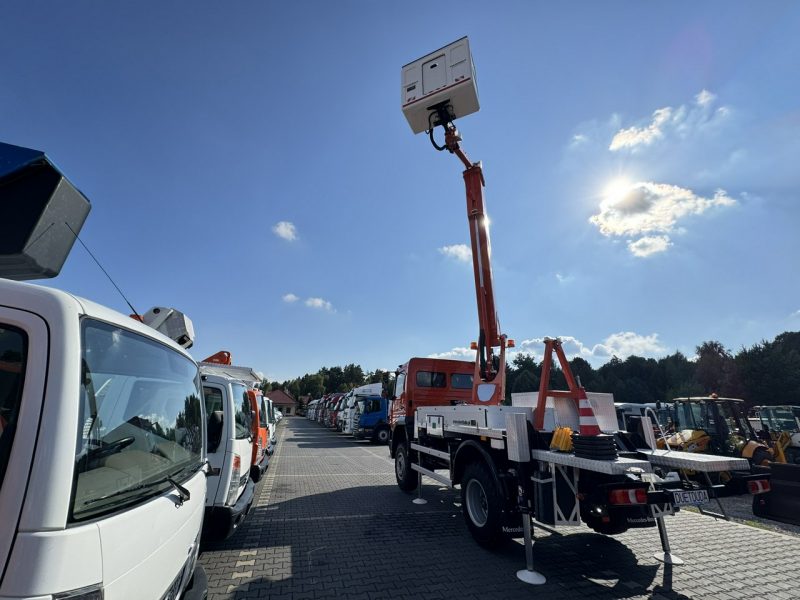Mercedes Atego 818 E6 4x4 Zwyżka PALFINGER P250 BK Podnośnik Koszowy Zwyżka Wysokość Podnoszenia 25m Jak Nowy (RUTHMANN Wumag MAN) P7