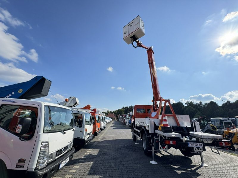 Mercedes Atego 818 E6 4x4 Zwyżka PALFINGER P250 BK Podnośnik Koszowy Zwyżka Wysokość Podnoszenia 25m Jak Nowy (RUTHMANN Wumag MAN) P7
