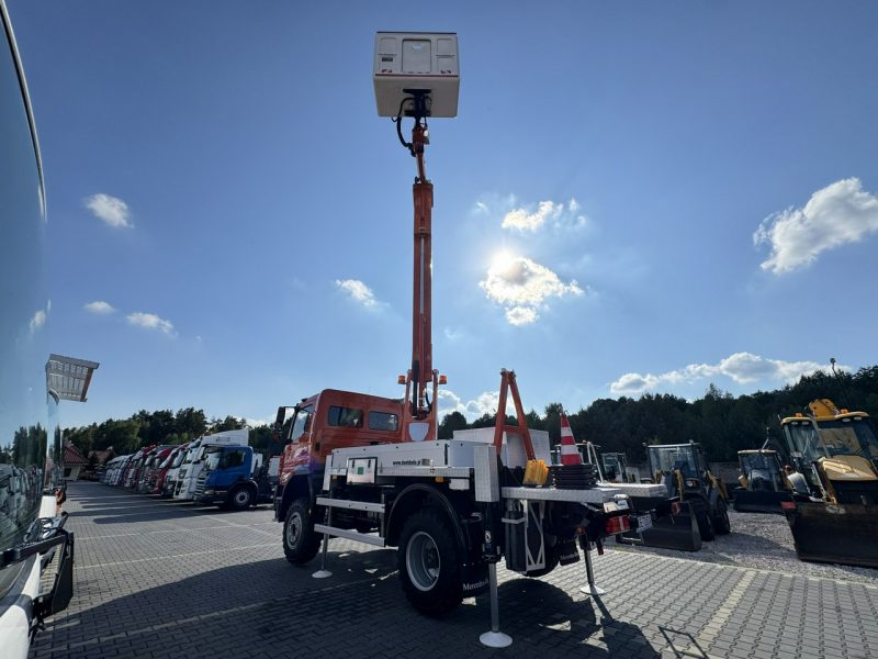 Mercedes Atego 818 E6 4x4 Zwyżka PALFINGER P250 BK Podnośnik Koszowy Zwyżka Wysokość Podnoszenia 25m Jak Nowy (RUTHMANN Wumag MAN) P7