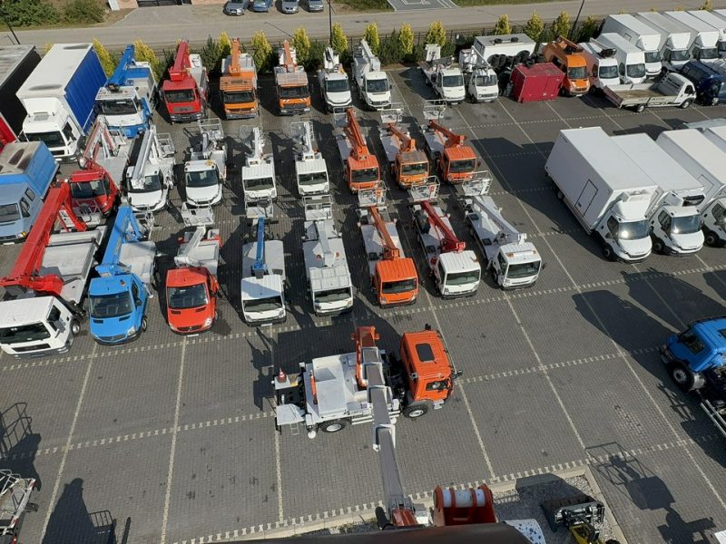 Mercedes Atego 818 E6 4x4 Zwyżka PALFINGER P250 BK Podnośnik Koszowy Zwyżka Wysokość Podnoszenia 25m Jak Nowy (RUTHMANN Wumag MAN) P7