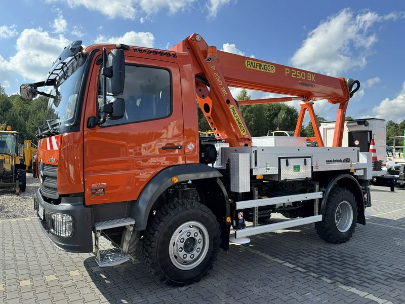 Mercedes Atego 818 E6 4x4 Zwyżka PALFINGER P250 BK Podnośnik Koszowy Zwyżka Wysokość Podnoszenia 25m Jak Nowy (RUTHMANN Wumag MAN) P7
