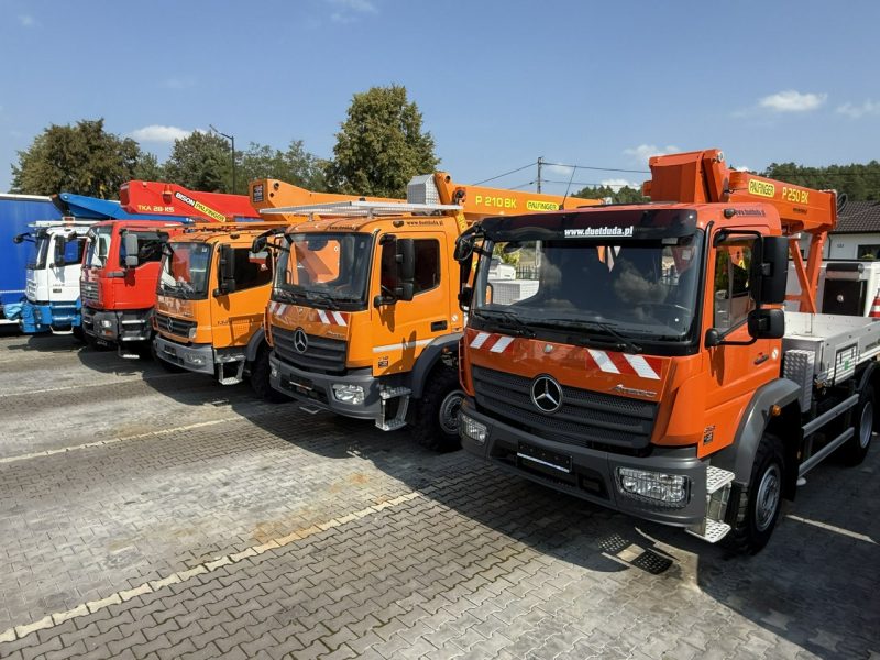 Mercedes Atego 818 E6 4x4 Zwyżka PALFINGER P250 BK Podnośnik Koszowy Zwyżka Wysokość Podnoszenia 25m Jak Nowy (RUTHMANN Wumag MAN) P7