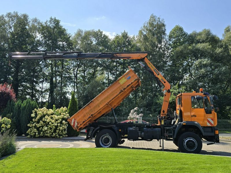 MAN 18.280 4x4 MAN 18.280 4x4 / Wywrotka MEILLER + HDS Palfinger PK10501