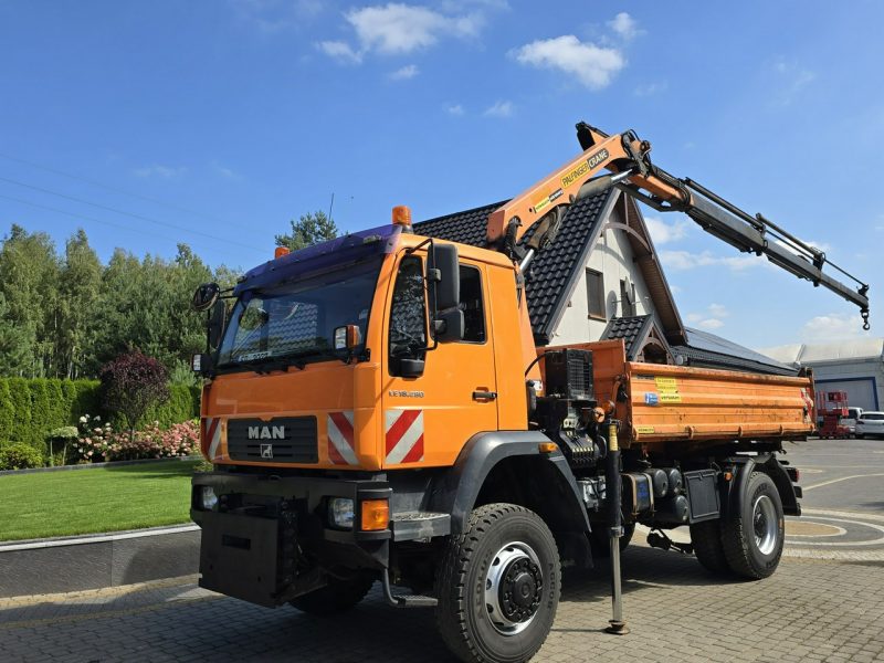 MAN 18.280 4x4 MAN 18.280 4x4 / Wywrotka MEILLER + HDS Palfinger PK10501