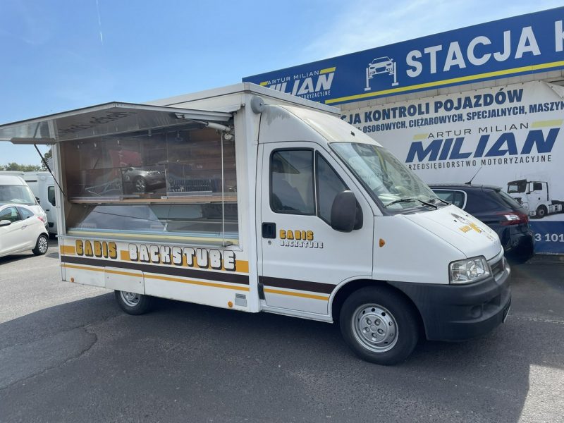 Fiat Ducato Autosklep pieczywa Sklep Gastronomiczny Food Truck Foodtruck bar 2006