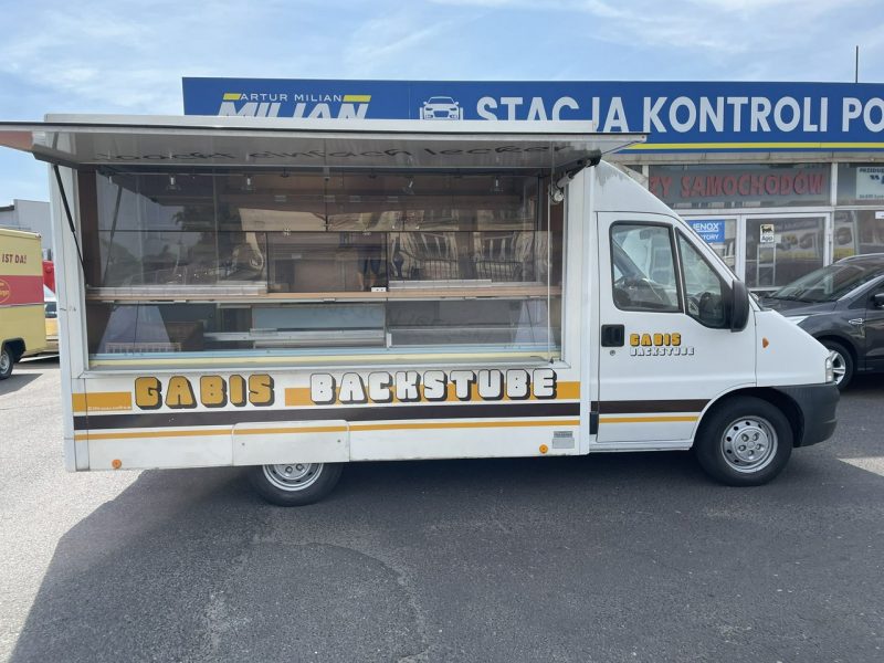 Fiat Ducato Autosklep pieczywa Sklep Gastronomiczny Food Truck Foodtruck bar 2006