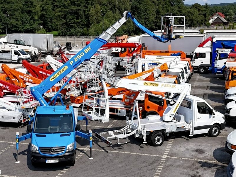Mercedes Sprinter Podnośnik Koszowy 25m Palfinger P 250 BK Zwyżka Ruthmann Wumag GSR P7