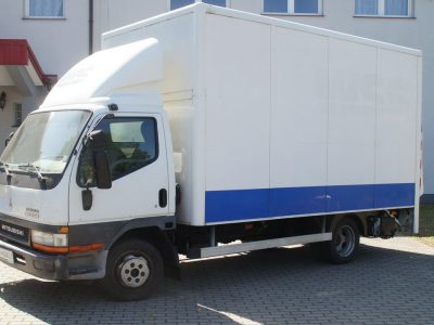 Mitsubishi Canter 3.0 (TURBO) * Kontener 4.2 * Winda * Możliwość montażu nowej wywrotki