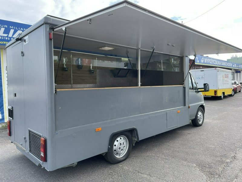 Fiat Ducato Autosklep Gastronomiczny food truck foodtruck sklep W-zasil DMC 3500