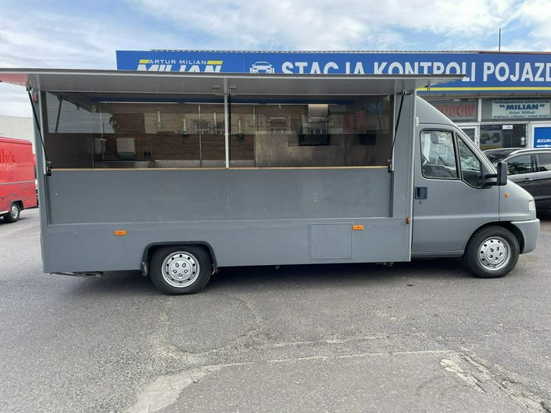 Fiat Ducato Autosklep Gastronomiczny food truck foodtruck sklep W-zasil DMC 3500