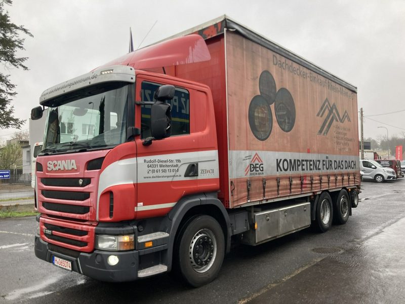 Scania inny Scania G320 Wózek PALFINGER Firanka Plandeka plandeka Moffett 2012