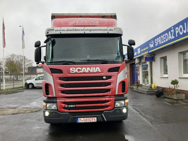 Scania inny Scania G320 Wózek PALFINGER Firanka Plandeka plandeka Moffett 2012