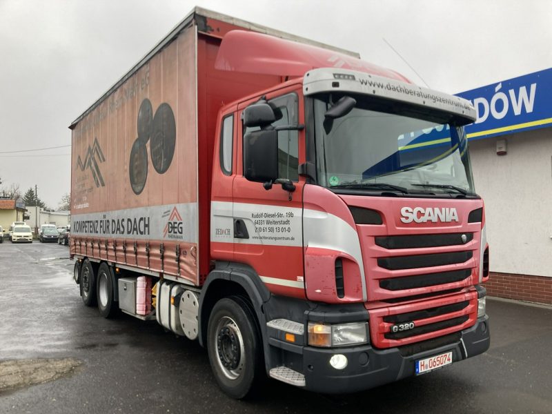 Scania inny Scania G320 Wózek PALFINGER Firanka Plandeka plandeka Moffett 2012