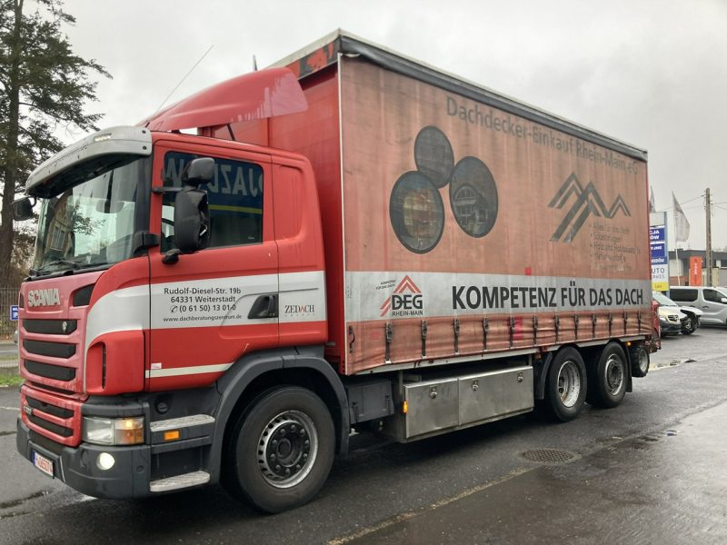 Scania inny Scania G320 Wózek PALFINGER Firanka Plandeka plandeka Moffett 2012