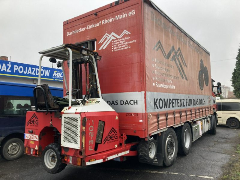 Scania inny Scania G320 Wózek PALFINGER Firanka Plandeka plandeka Moffett 2012