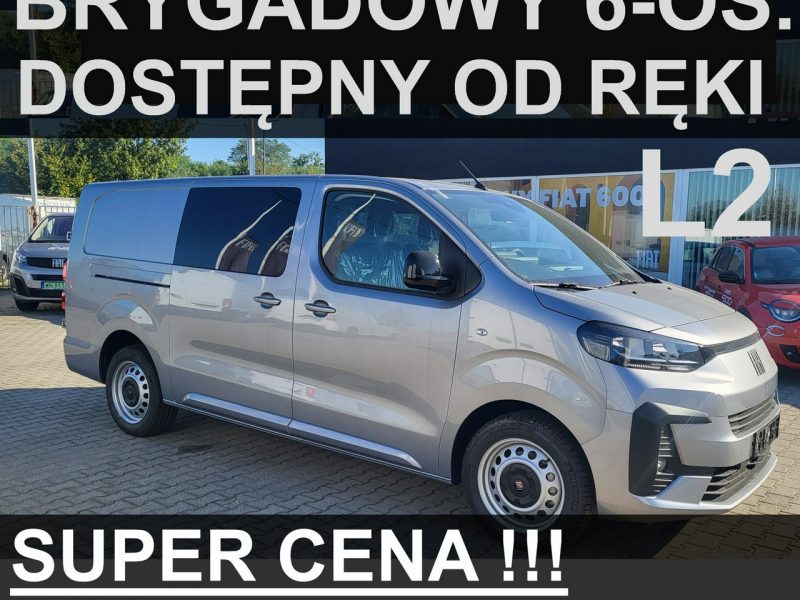 Fiat Scudo Super Niska Cena L2 144KK 6-osob. Kamera Od ręki 1588zł