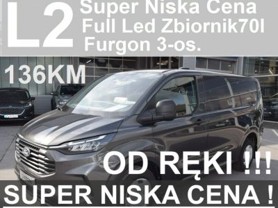 Ford Transit Custom L2 136KM Full Led Zabudowa Paki Kamera Niska cena ! 1621zł Od ręki !!