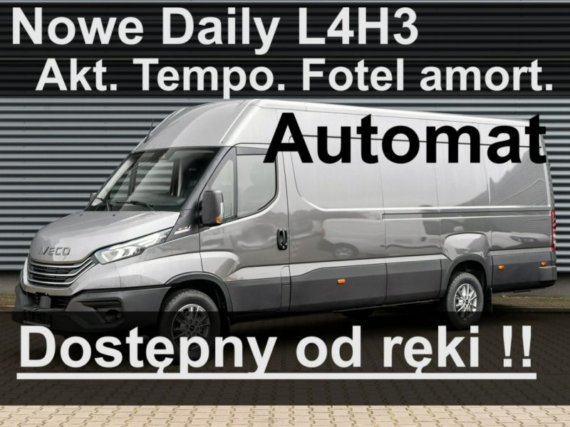 Iveco Daily 35S18A8H V L4H3 18m3 176KM Dostępny od ręki ! Pakiet Comfort Plus 2266 zł