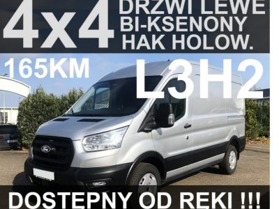 Ford Transit 4x4 L3H2 165KM HAK Drzwi Lewe Kamera 4x4 Od ręki Niska Cena !! 2143zł