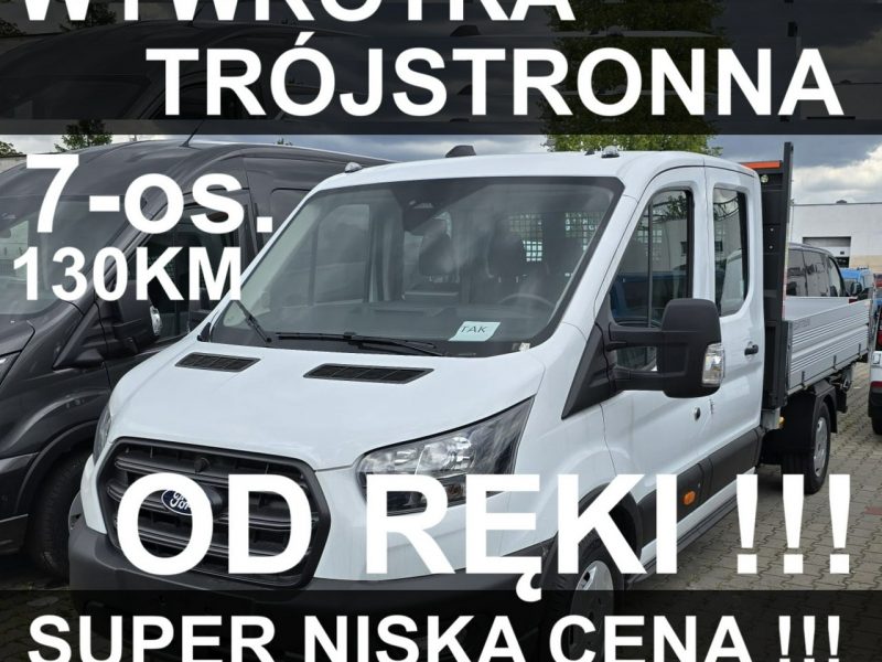 Ford Transit L3 Wywrotka 3-stronna Skrzynia 2800 x 2100 165KM 7-os. 1895 zł