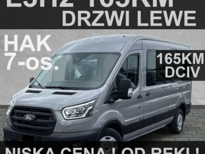 Ford Transit L3H2 165KM Drzwi Lewe Hak Bi-ksenony 7-os. Niska Cena Od ręki !!