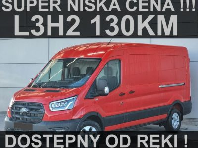 Ford Transit L3H2 130KM Drzwi Lewe Hak Dostępny od ręki ! Niska Cena !! 1628 zł