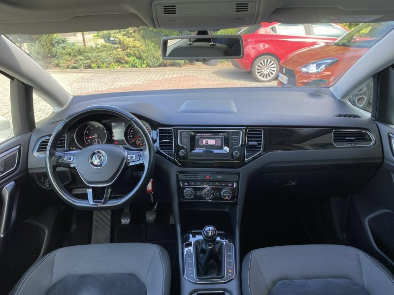 Volkswagen Golf Sportsvan 1.4 150 KM Highline, Biała Perła,Niski przebieg, Gwarancja I (2014-)