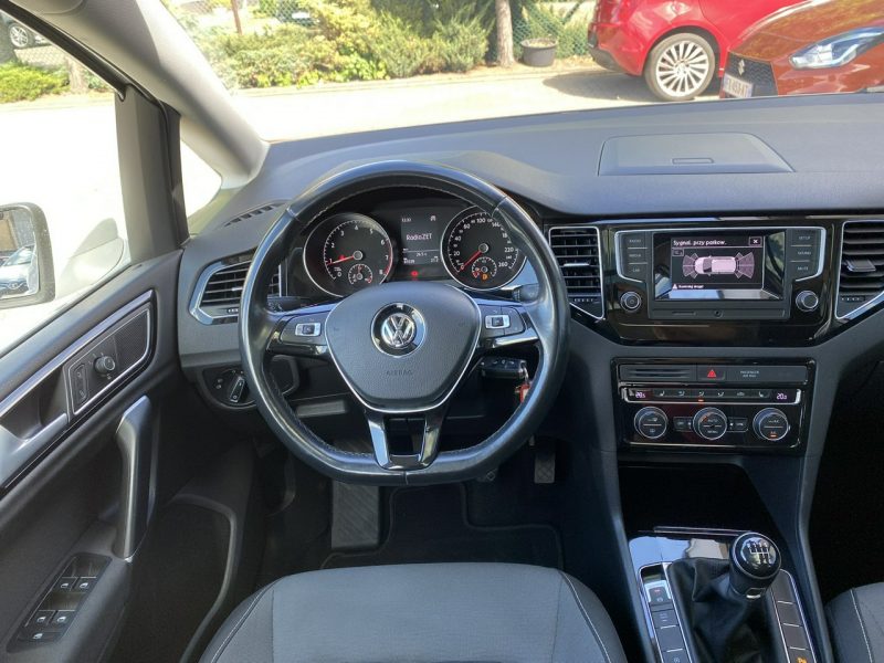 Volkswagen Golf Sportsvan 1.4 150 KM Highline, Biała Perła,Niski przebieg, Gwarancja I (2014-)