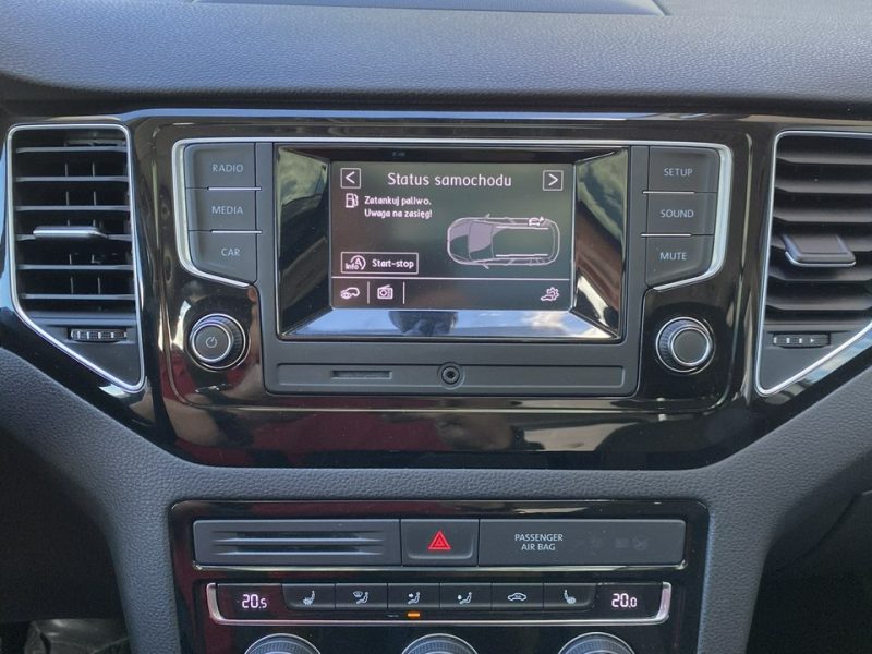Volkswagen Golf Sportsvan 1.4 150 KM Highline, Biała Perła,Niski przebieg, Gwarancja I (2014-)