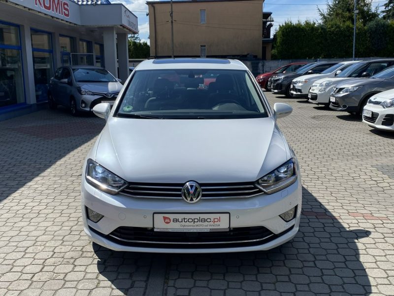 Volkswagen Golf Sportsvan 1.4 150 KM Highline, Biała Perła,Niski przebieg, Gwarancja I (2014-)