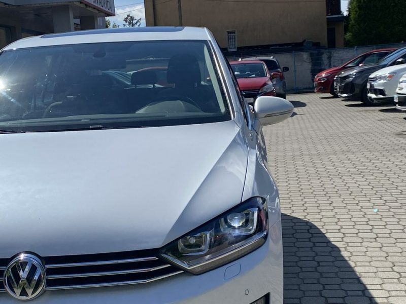 Volkswagen Golf Sportsvan 1.4 150 KM Highline, Biała Perła,Niski przebieg, Gwarancja I (2014-)