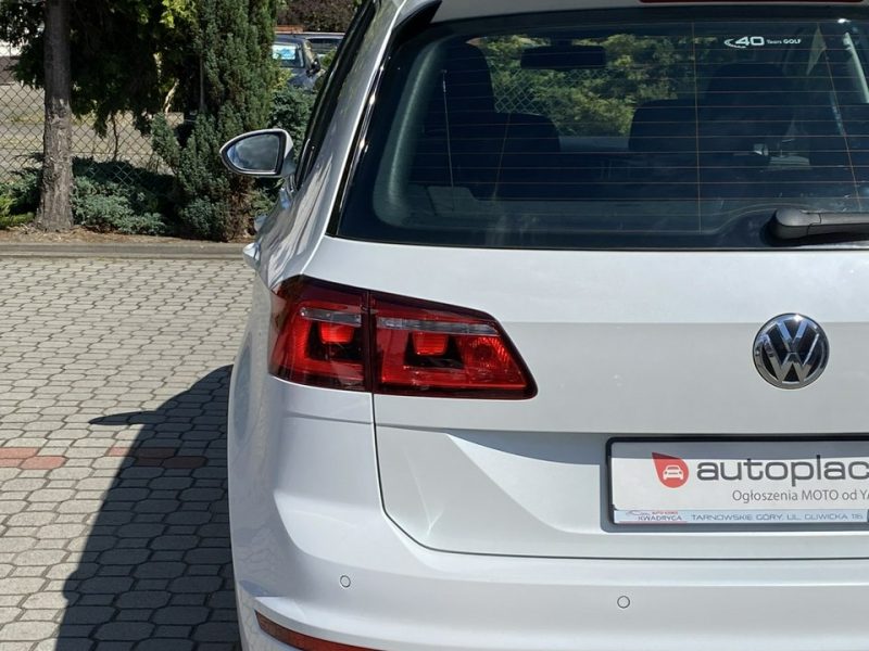 Volkswagen Golf Sportsvan 1.4 150 KM Highline, Biała Perła,Niski przebieg, Gwarancja I (2014-)