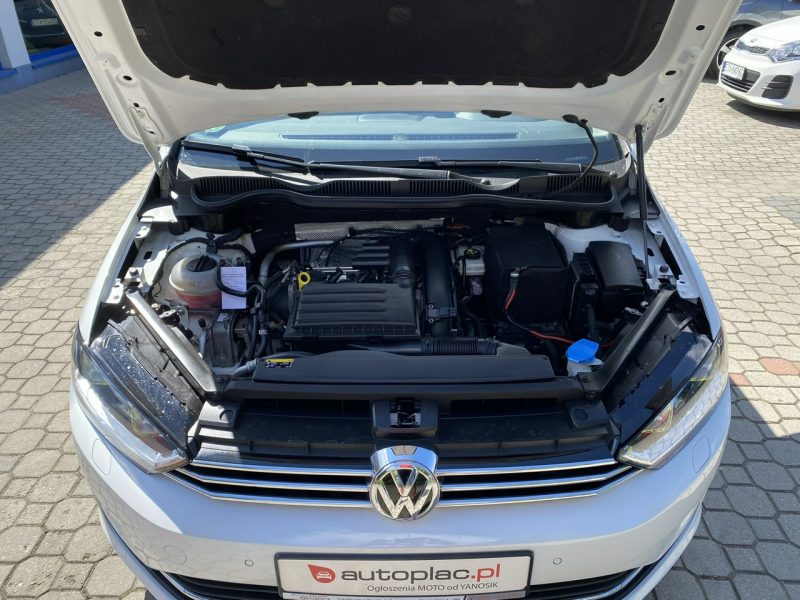 Volkswagen Golf Sportsvan 1.4 150 KM Highline, Biała Perła,Niski przebieg, Gwarancja I (2014-)