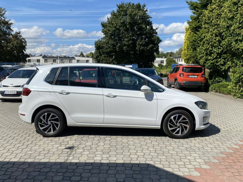 Volkswagen Golf Sportsvan 1.4 150 KM Highline, Biała Perła,Niski przebieg, Gwarancja I (2014-)