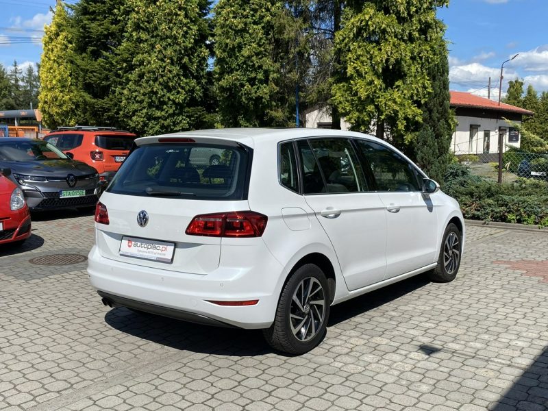 Volkswagen Golf Sportsvan 1.4 150 KM Highline, Biała Perła,Niski przebieg, Gwarancja I (2014-)