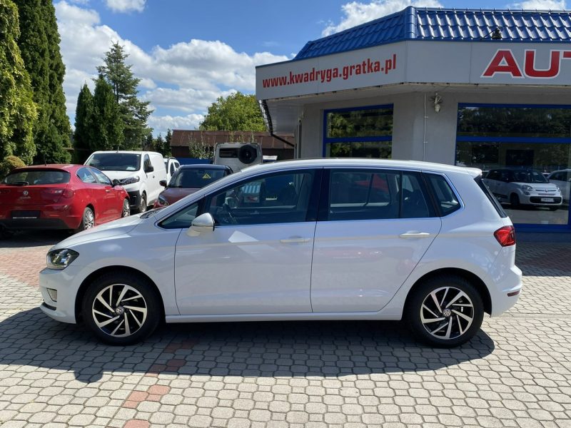 Volkswagen Golf Sportsvan 1.4 150 KM Highline, Biała Perła,Niski przebieg, Gwarancja I (2014-)